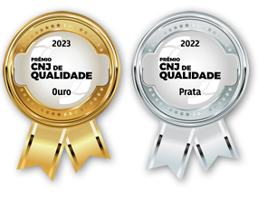 Selo Ouro no Prêmio CNJ de Qualidade 2023 e Selo Prata no Prêmio CNJ de Qualidade 2022